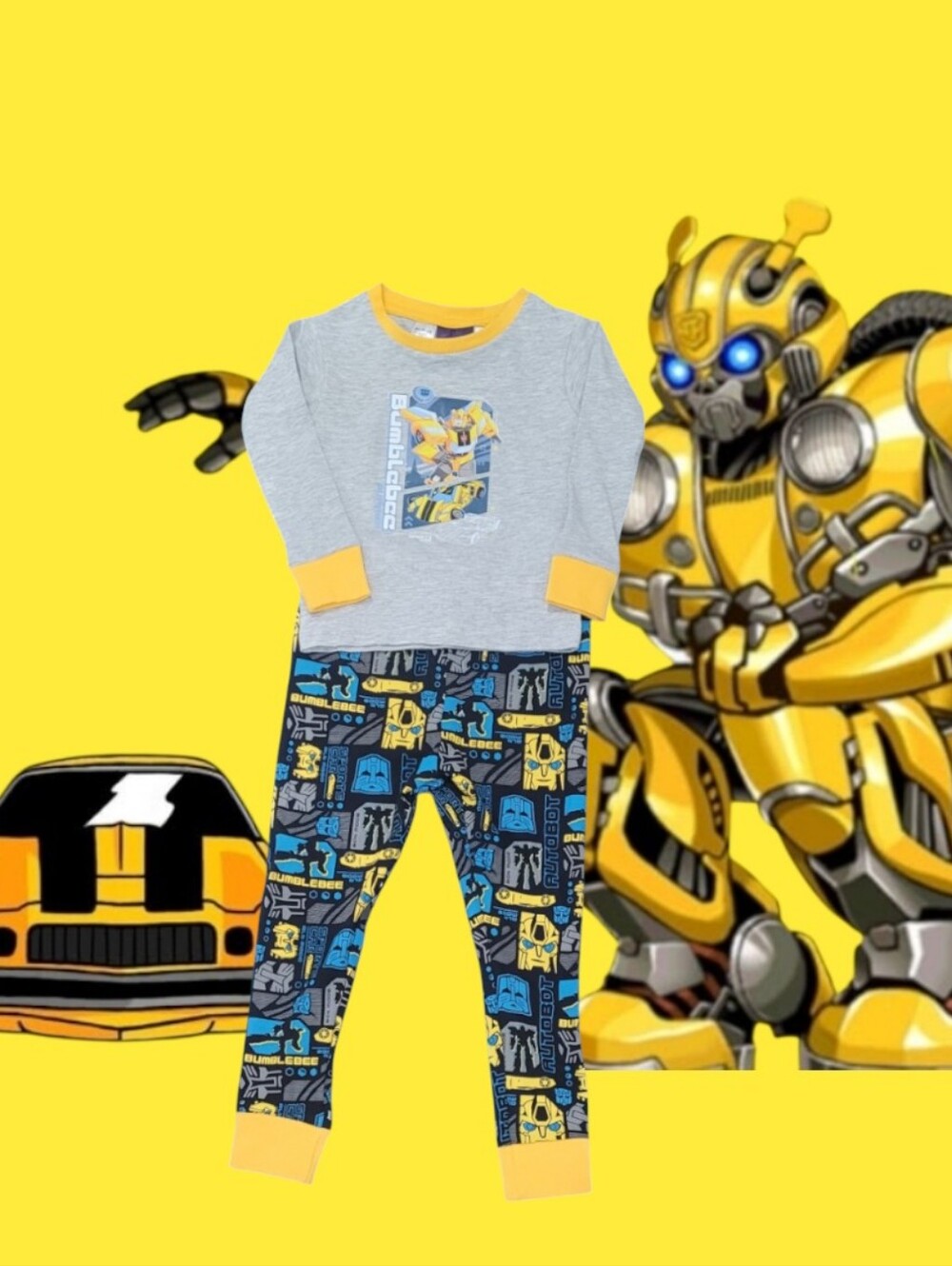 Transformers Boy's "Bumblee" Graphic Two-piece Pajama Set